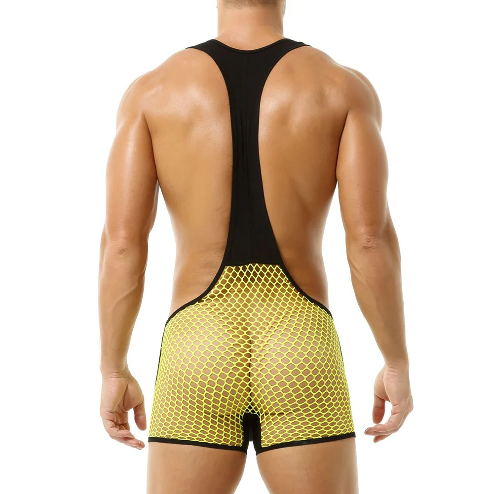 

Мужские сексуальные комбинезоны Femboy, дышащее нижнее белье, сетчатые трусы, прозрачное нижнее белье, удобные сексуальные Tyoy для мужчин, боди