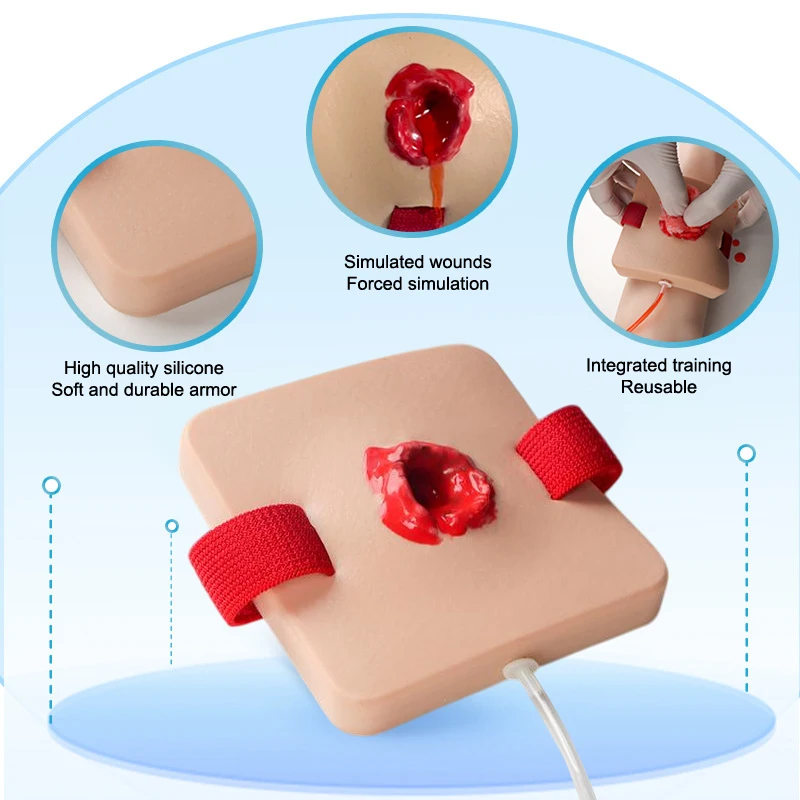 Modulo simulato per la pratica delle ferite per l'addestramento e le scuole degli infermieri con emostasi e manichini per la pratica di pronto soccorso