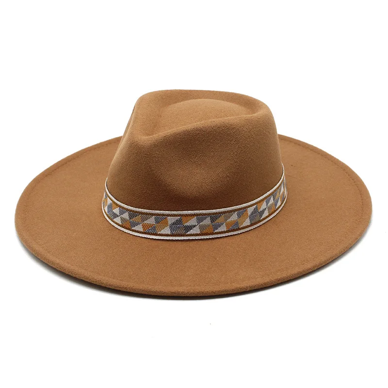 Sombrero de copa británico para hombre y mujer, sombrero de jazz de Panamá, fedora de lujo, elegante, nuevo, 2023