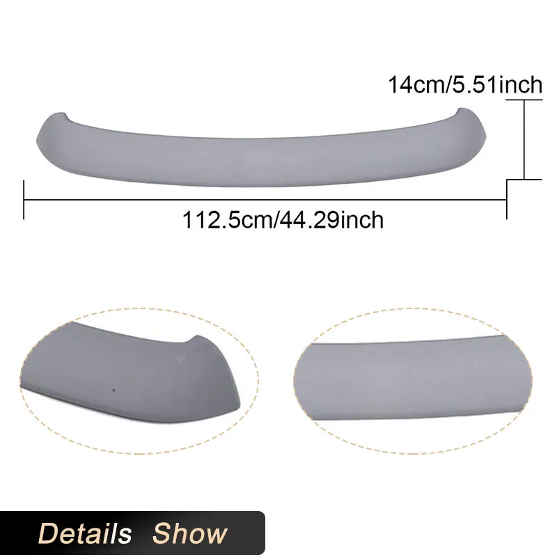 PU Gray Rear Roof Spoiler for Volkswagen VW Golf 4 IV MK4 Standard 1998-2004 Car Racing Rear Spoiler Roof Wing Window Trim