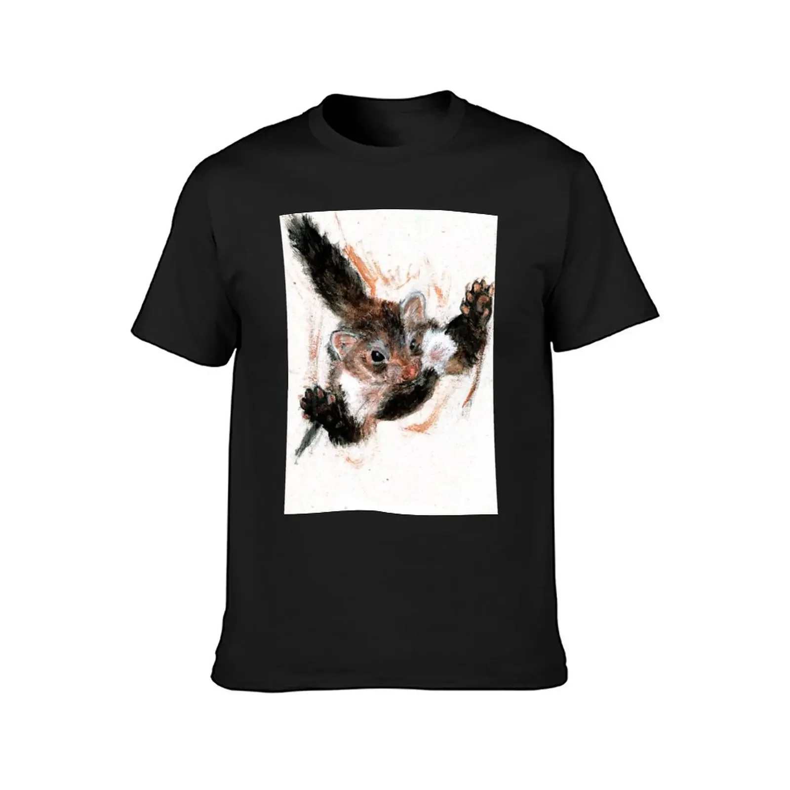 Stone realistic marten T-Shirt sports fans anime clothes oversizeds black t shirts for men