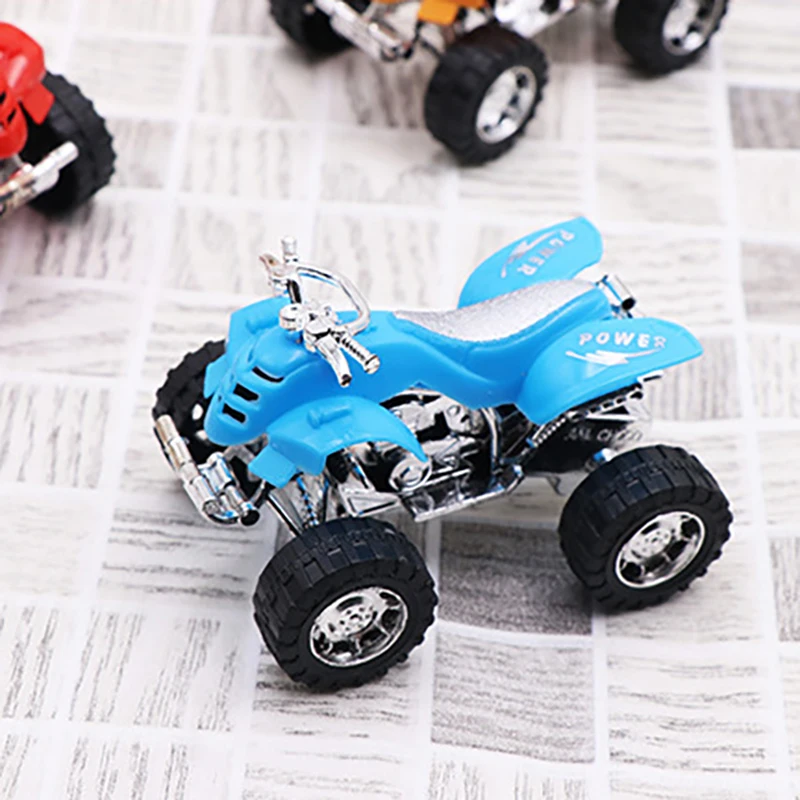 Cartoon Creative Back Force Beach Motorbike Four-wheeled Inertia Buggy Children's Educational Toy Car Model Toys