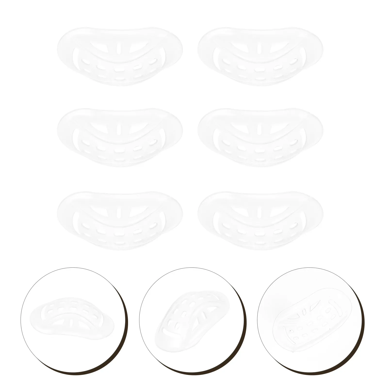 

6Pcs Universal Chin Pad Chin Cup Strap Protective PP Cushion for Motorcycle Ski Cycling Accessories Comfort Fit