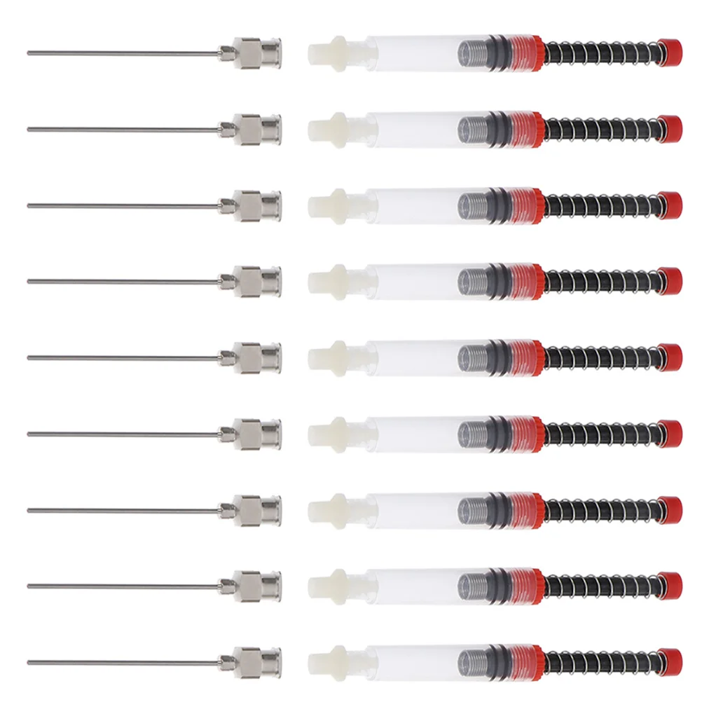 9 Uds pluma estilográfica secante tinta aguja de llenado absorción para útiles escolares herramienta cuentagotas ayuda para entintado papelería plástico