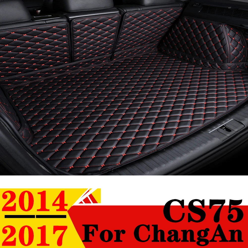 

Car Trunk Mat For ChangAn CS75 2017 2016 2015 2014 Rear Cargo Cover Carpet Liner Tail Interior Vehicles Parts Boot Luggage Pad