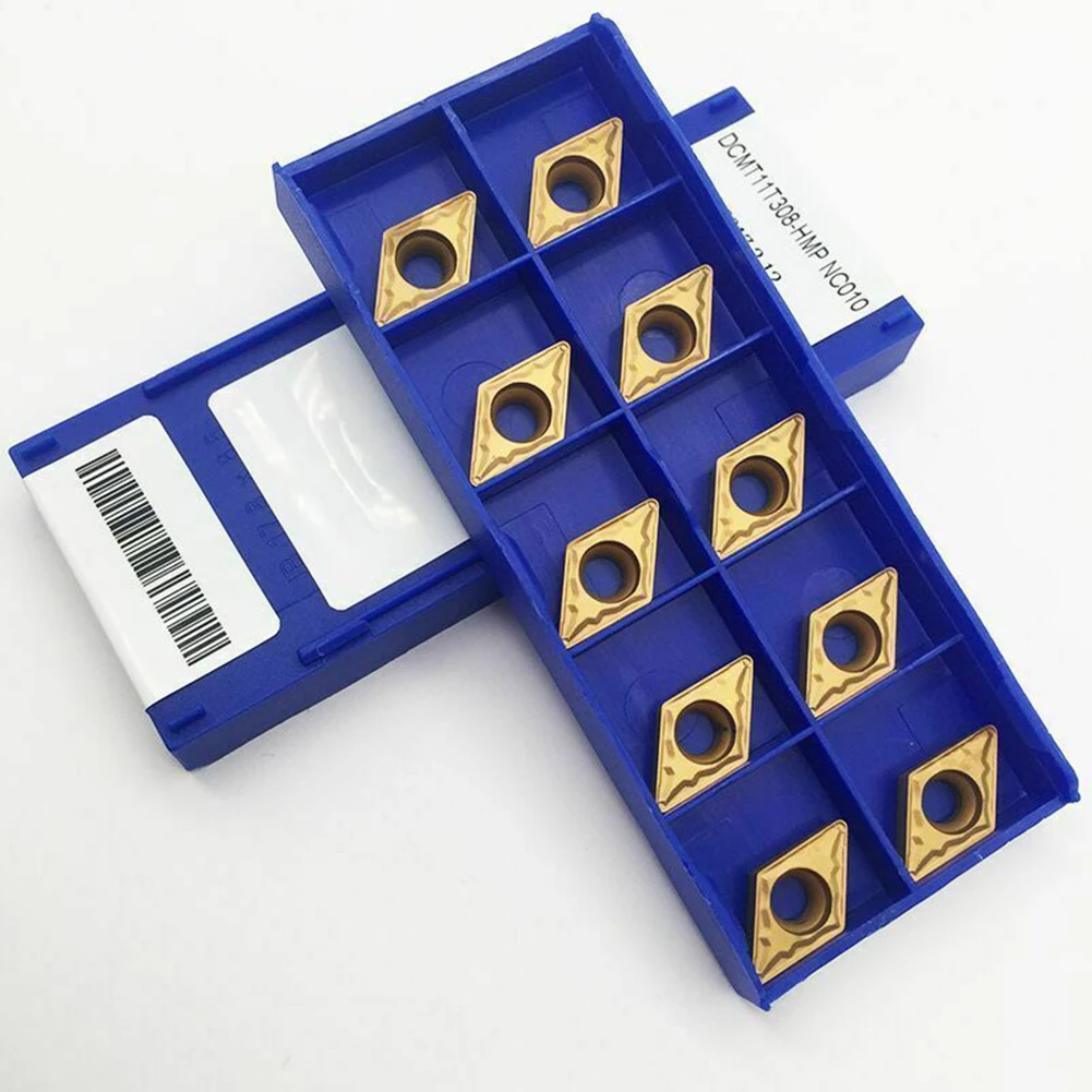 For Stainless Steel Blades Insert Replace Accessories CNC Carbide Cutting DCMT11T308-HMP NC010 Lathe Brand New