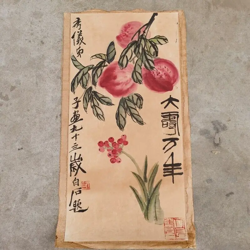 

Старые фотообои с рисунком «Qi Baishi Peach»