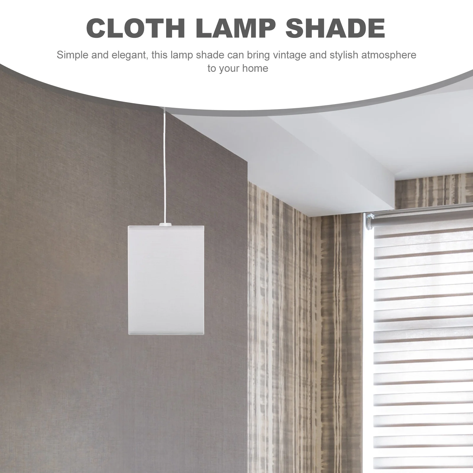 

Square Lampshade Replacement For Table Desk Lamp Cloth Light Cover Vintage Style Home Bedroom Decor Tc Iron Soften