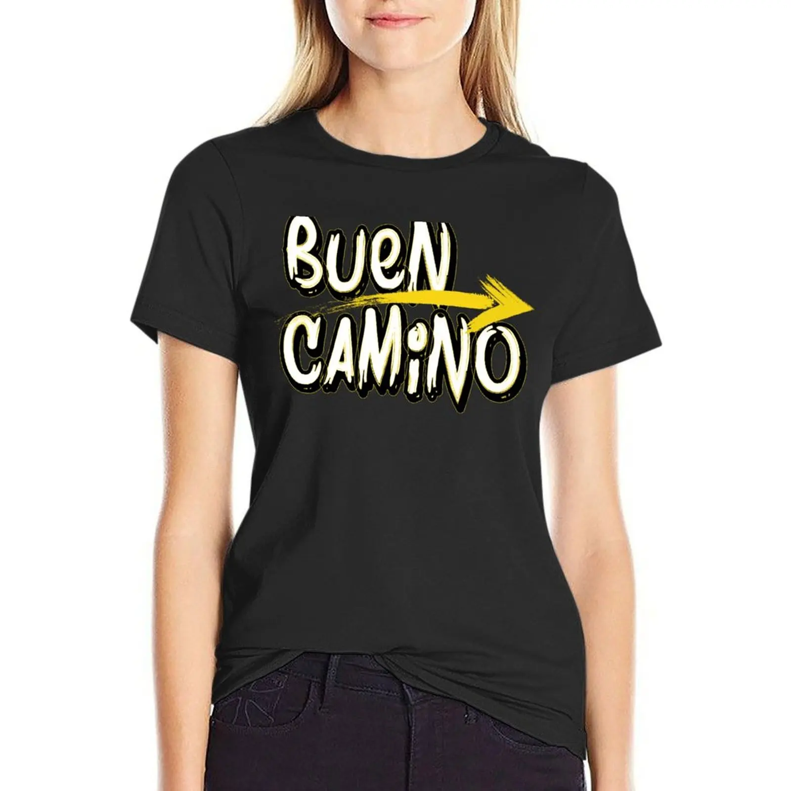 Buen Camino T-Shirt cute tops Aesthetic clothing summer clothes cute clothes t shirts for Womens