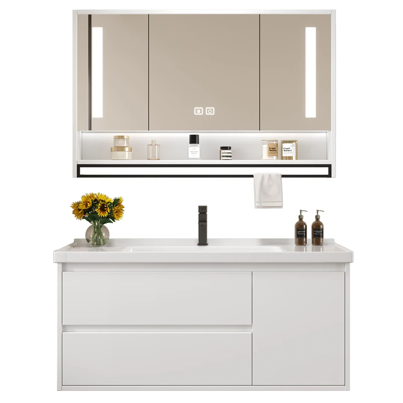 

Salon Vintage Vanity Drawer Bathroom Cabinets Bedroom Storage Mobiletto Bagno Furniture Solid Wood Washbasin Bathroom Cabinets