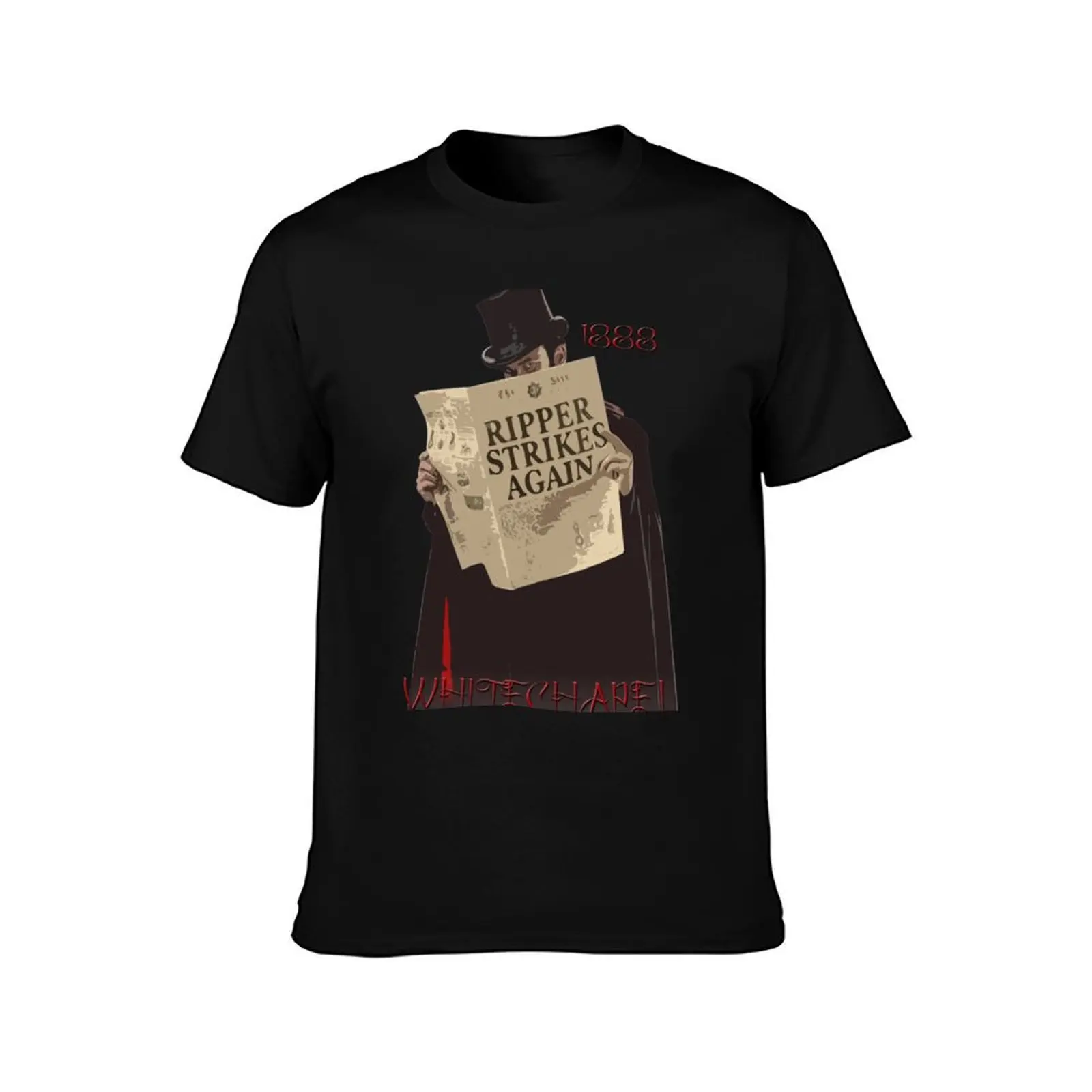 Jack The Ripper - 1888 Whitechapel T-Shirt hippie clothes Aesthetic clothing sublime summer top mens graphic t-shirts funny