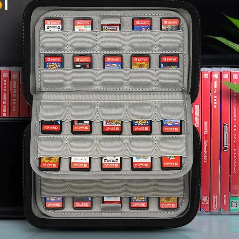 80 game card holders and storage boxes suitable for Nintendo Switch games, PS Vita games, or SD cards