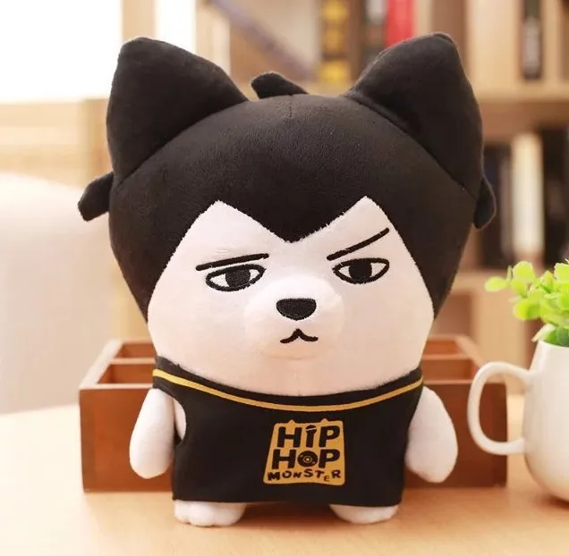 Kpop Creative Ugly Plush Dolls Korea Star SUGA J-HOPE Stuffed Toys Anime Peripheral Sofa Pillow Idol Image Plush Toy Girl Gift