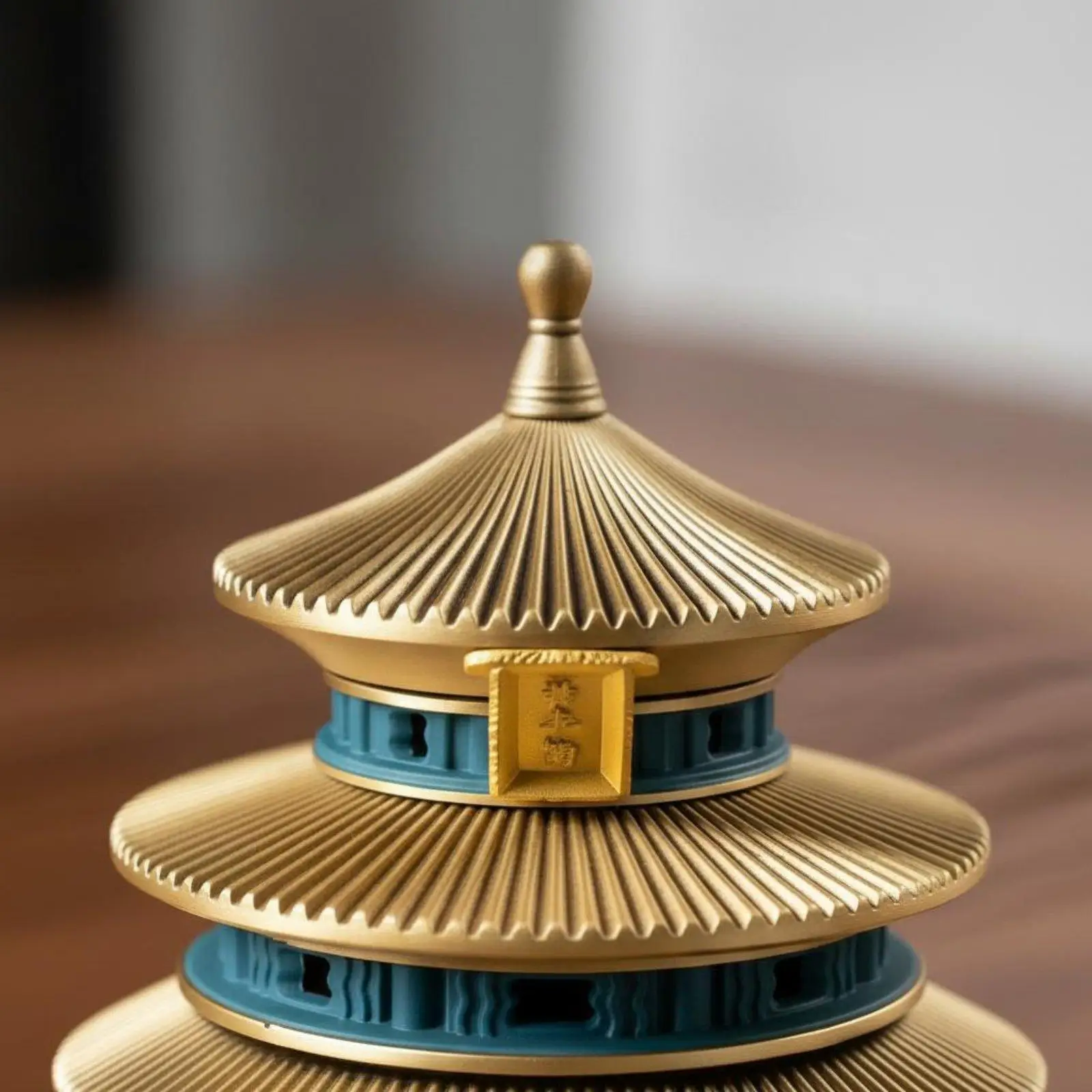Brass Aroma Burner Burner Gift Box Home Decor Creative Design for Meditation