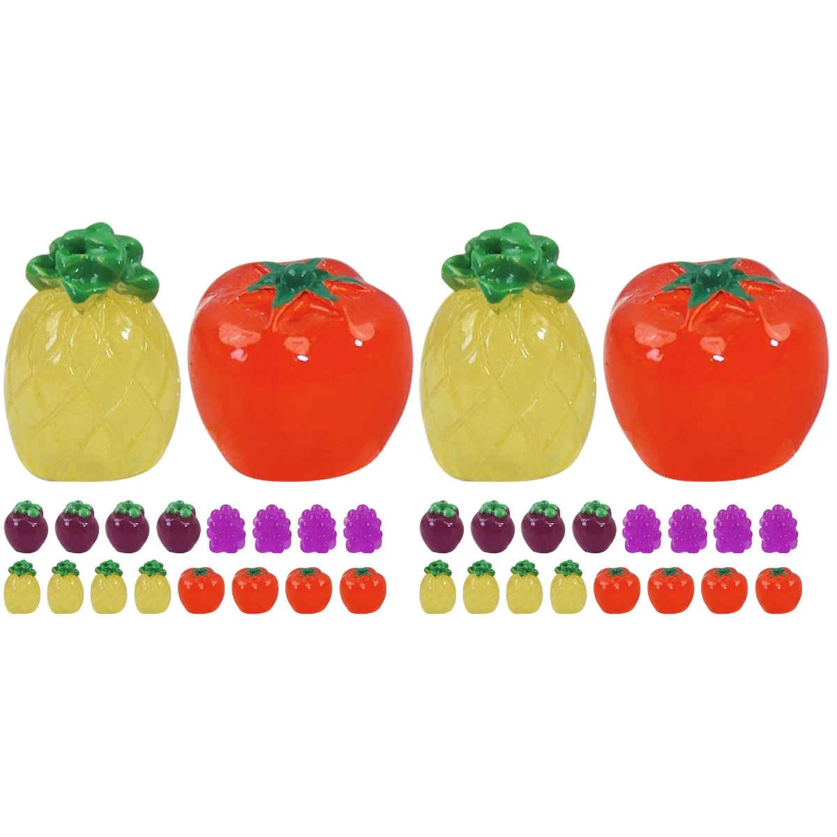 

2pcs 2 Pieces Craft Mini Fruit Fruits Decorative Artificial False Fake Ornament Accessory