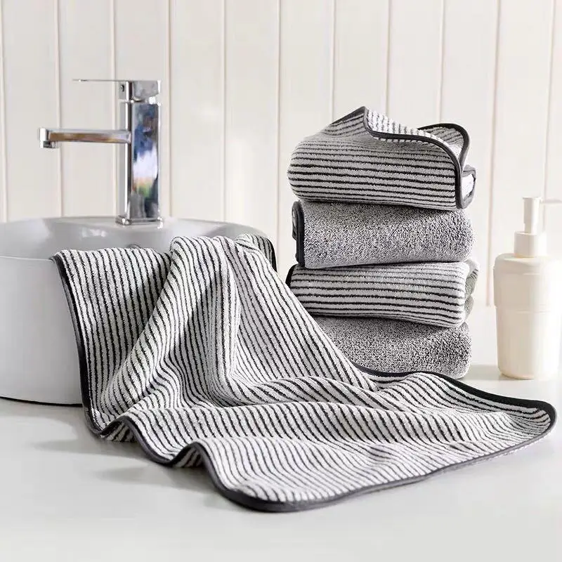 Bamboo Charcoal Fiber Bath Towel Set for Couples Men Women Home Use Non Shedding Better than Pure Cotton Wrap Chest