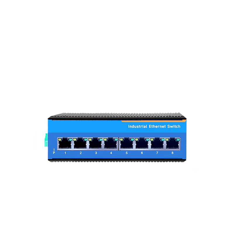 USR-ISG008 Series Switches 8 Electrical Ports Gigabit Industrial Switch With 8 * 10/100/1000 Base-T(X) adaptive RJ45 ports