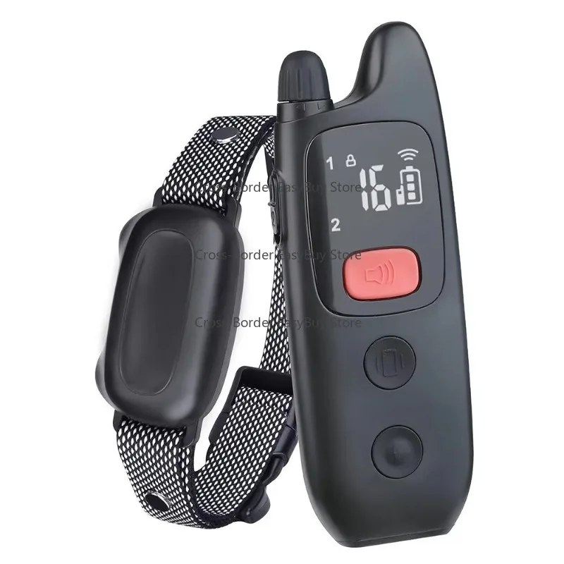 2025 Newest Rechargeable IPX7 Dog Training Collar Electric Shock Remote Control Anti-Barking Dev-ice Cross-Border Pet Training