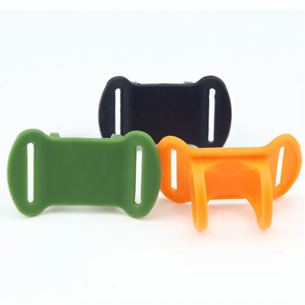 Silicone Headlamp Flashlight Holder 5 Colors Elastic Band Hands-Free Head Lamp 6.2*3.6*3cm/2.44*1.18