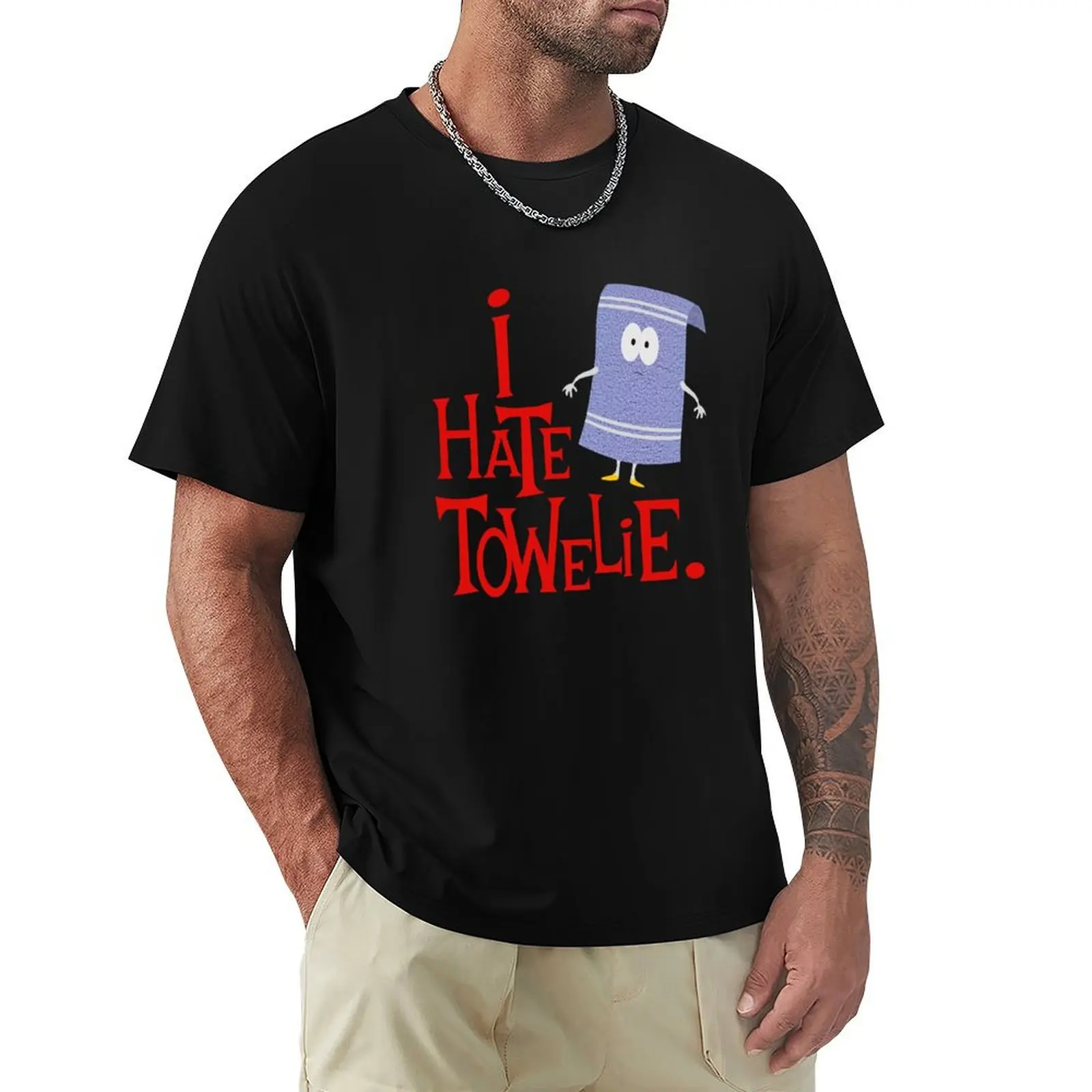 I hate towelie T-Shirt man t shirt designer T-Shirt