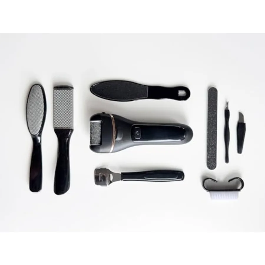 

Набор для удаления мозолей - Профессиональные инструменты для педикюра, эффективное удаление омертвевшей кожи, восстановление потрескавшихся пяток, быстрый результат, домашний уход за ногами