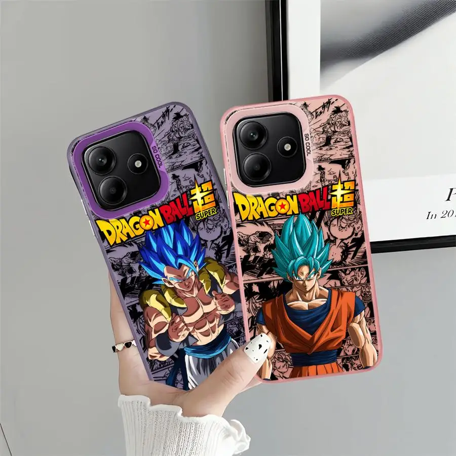 حافظة لهاتف شاومي ريدمي نوت 12s 14 Pro Plus 13 12 11 9s 10Lite 10s 11s غطاء هاتف خلفي من أنيمي D-ra-gon Ball Vegeta Go-ku #3