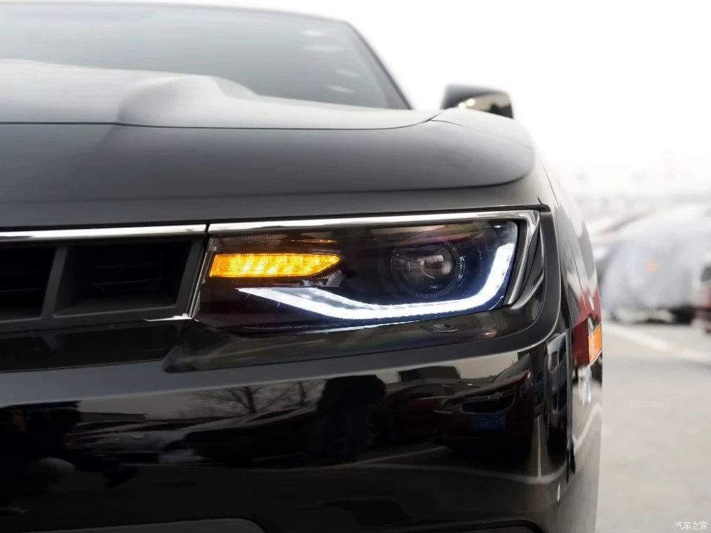 2 Stück LED-Scheinwerfer für Chevrolet Camaro 2014-2015 mit sequenziellem Blinker, Frontleuchte, Plug-and-Play