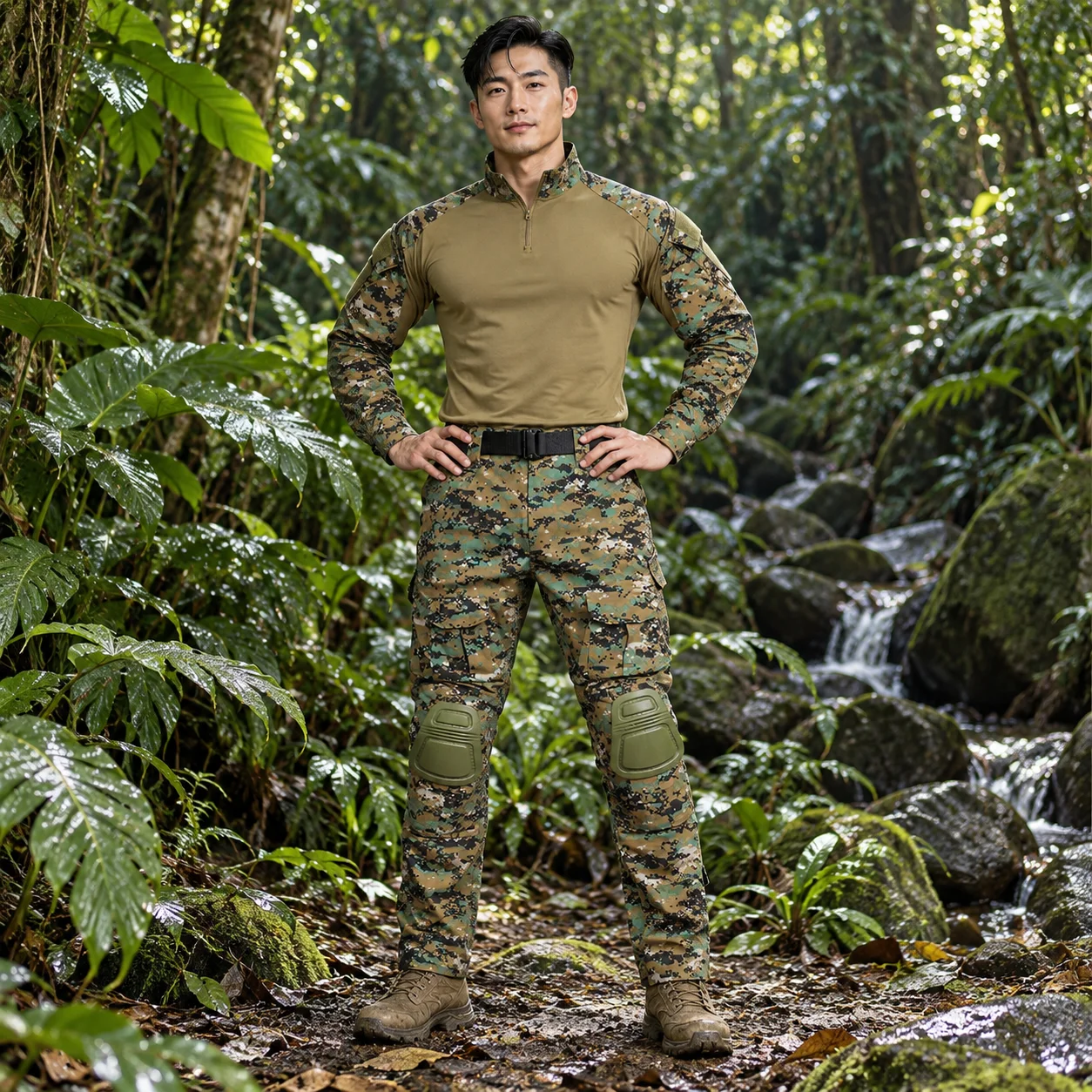 G2 Tactical Suit Uniform Training Suit Softair Camping Camouflage Hunting Clothes Shirts Pants Paintball Sets with Pads