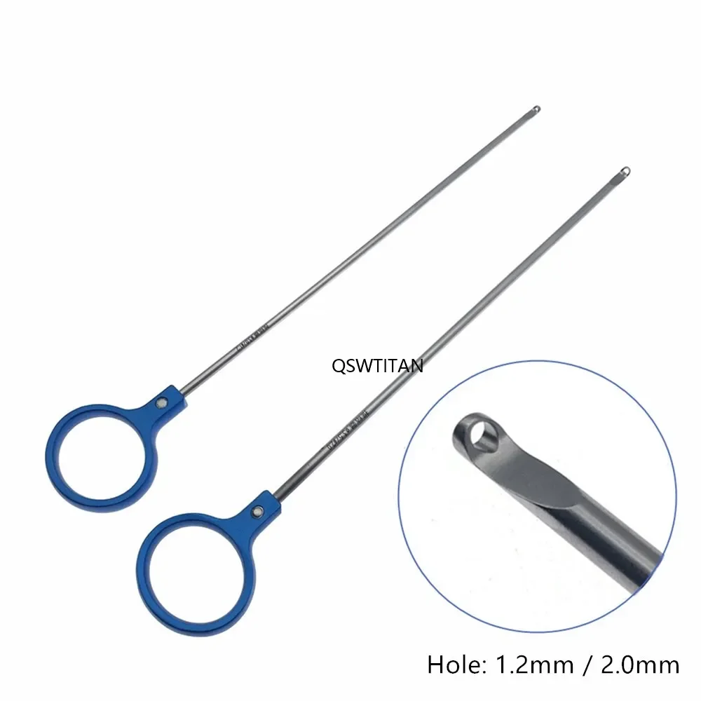 Laparoscopy Surgery Simulation Training Instruments Stainless steel Laparoscopic Knot Pusher