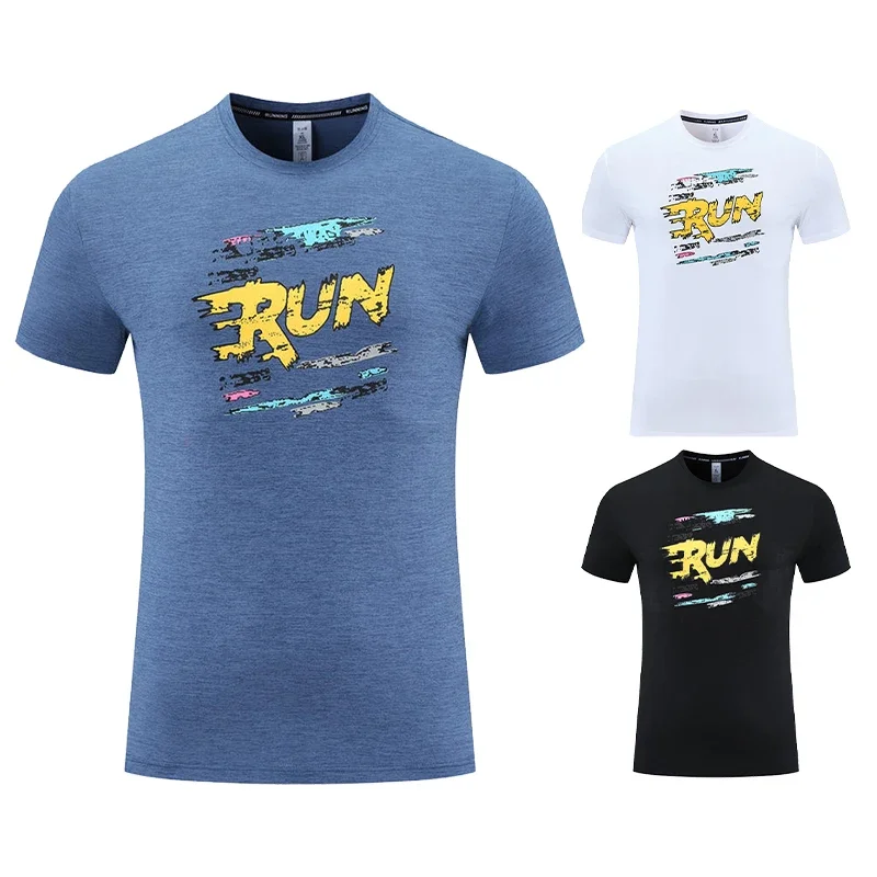 Men Badminton Top Quick Drying Boxing Training Sport Shirt Outdoor Casual Running T-shirt Summer Workout Clothes Football Tee