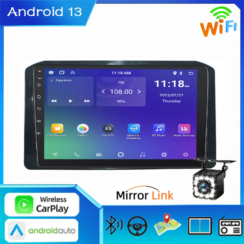 

Android 13 For Mitsubishi Xpander 2021--2022 Car Radio Multimedia Video Player Navigation GPS Auto Carplay Rear camera BT 2Din