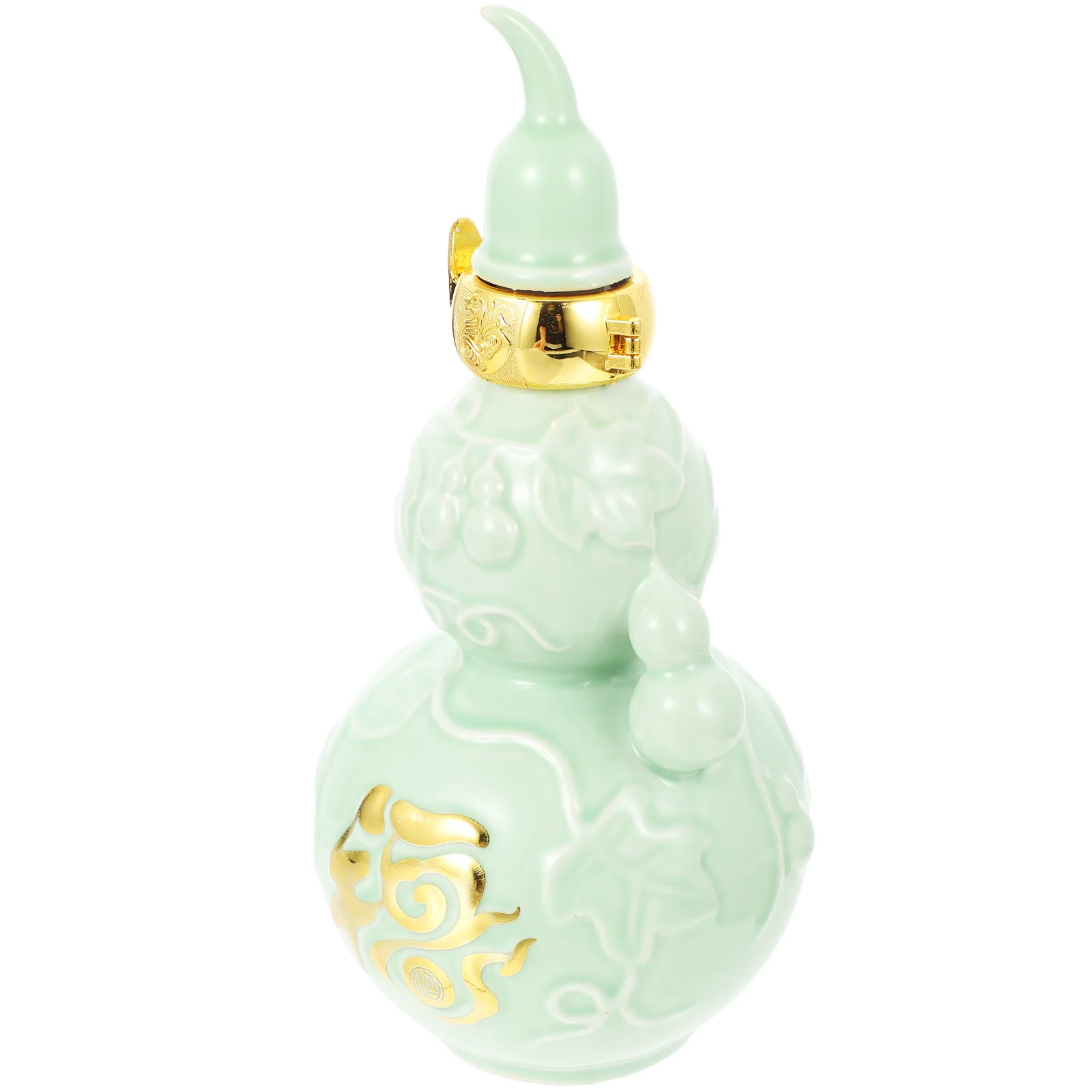 

Ceramic Wine Bottle Smooth Round Edges Portable Sealing Wine Holder Stable Storage Container Housewarming Gift