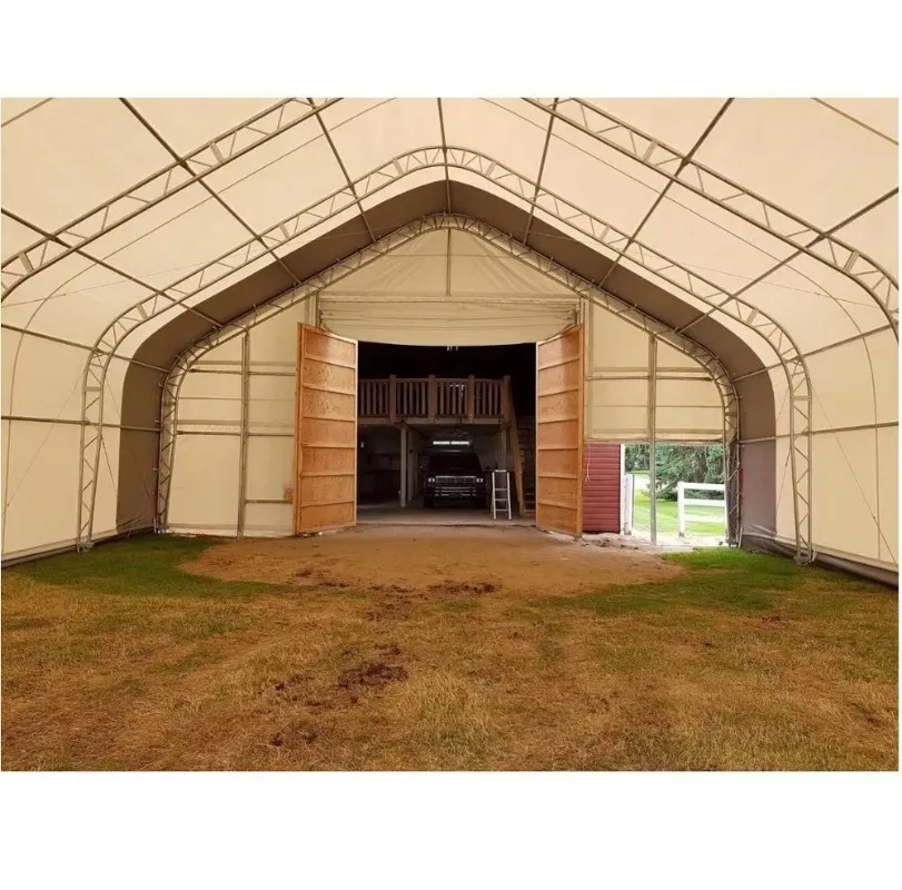 40x60ft Heavy   Metal Frame Industrial Storage Warehouse Building Shelter Permanent Outdoor Storage Tent