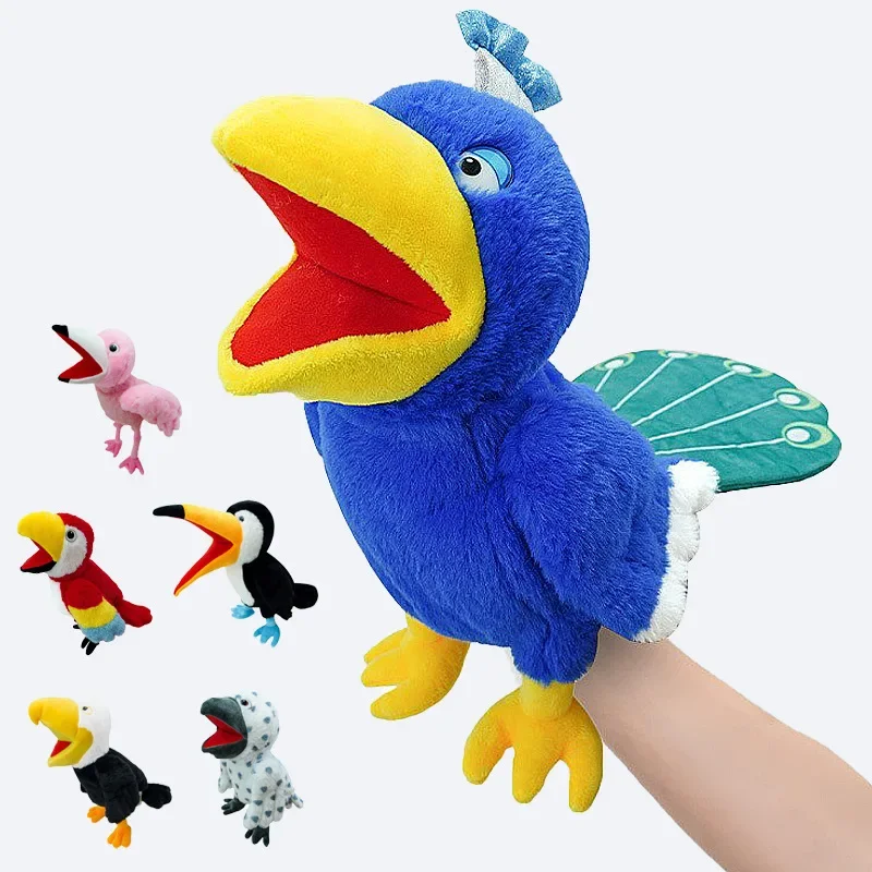 40cm animali simulati creativi pupazzi di aquila di pavone peluche ripiene hobby Design esclusivo Festival regali per bambini