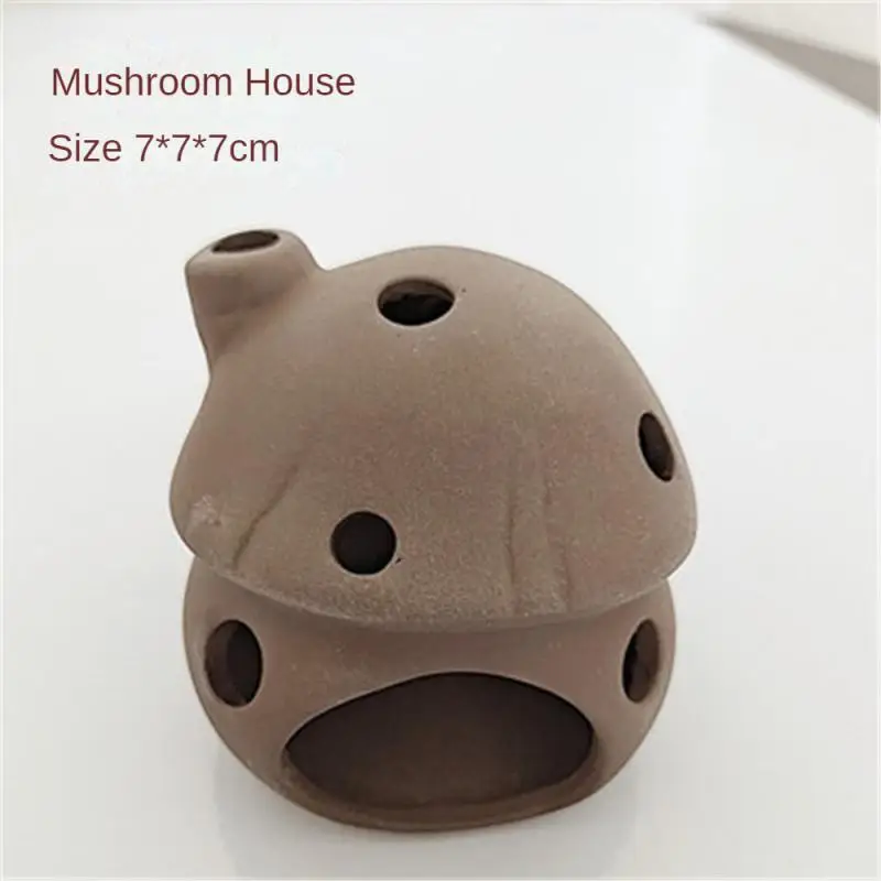 Aquarium Tank Unique Design Landscaping Cave Handmade Safe Fish Tank Decorations Clay Fish Tank Shrimp Nest Can Easy To Clean