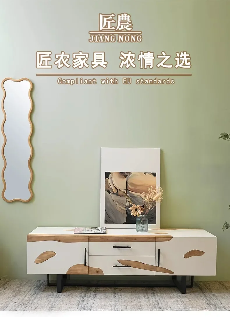 Mobile TV, soggiorno, deposito domestico dal pavimento al soffitto, armadietto, mobile laterale integrato, antico moderno e semplice