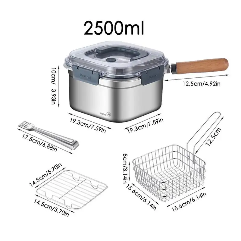 Camping Tableware 316 stainless steel Cookware Set Tourism Cauldron Outdoor Cooking Pot Fryer Pot Picnic Kitchen Hiking Trekking