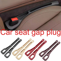 1/2pc Car Seat Gap Filler Organizer Waterproof Car Seat Gap Plug Strip with 2 Grooves Seat Gap Storage Auto Interior Accessorie