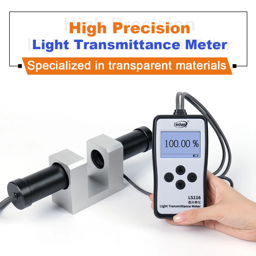 YYHC-116 High Precision Visible Light Transmittance Meter with  380-760nm  Transmission for Thick Glass