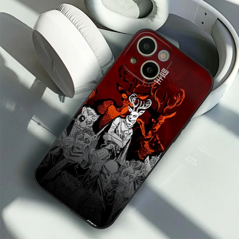 Anime Beastars Phone Case FOR IPhone 14 13 11 12 Pro 8 7 Plus X 13 Pro MAX XR XS MINI SE 2020 Black Covers