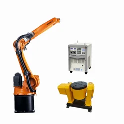 Robot Welding Station of KUKA 6 Axis Industrial Robot Arm KR 10 R1420 Automatic Welding Robot With ARC Welder