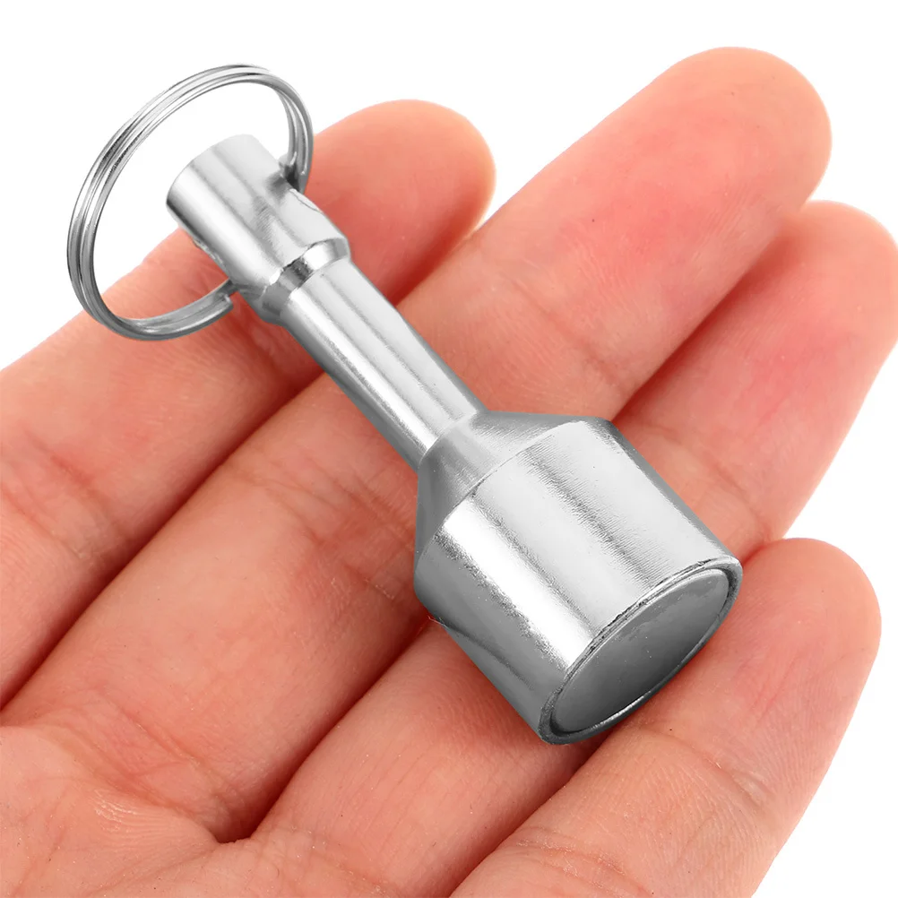 เครื่องทดสอบทองคำและเงินแบบพกพา 2 ชิ้น พร้อมพวงกุญแจแม่เหล็ก