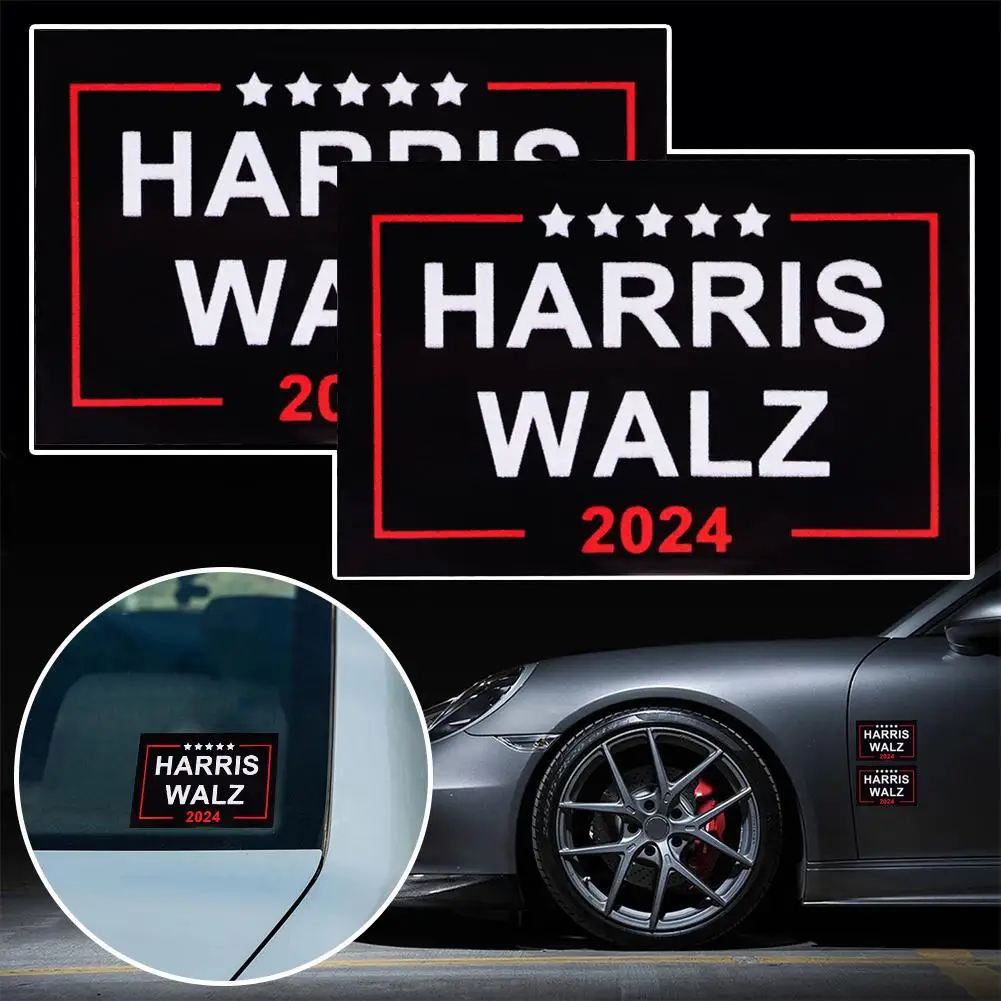 Harris Walz 2024 Stickers,2 pc Support Kamala Harris Walz Presidential 2024 Bumper Vinyl Decal Stickers Car Campaign Tim K2Z7