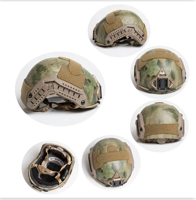 airsoft fast mt helmet wish PJ MOLLE System & Rail System FMA Gunsight Mandible Tactical Airsoft