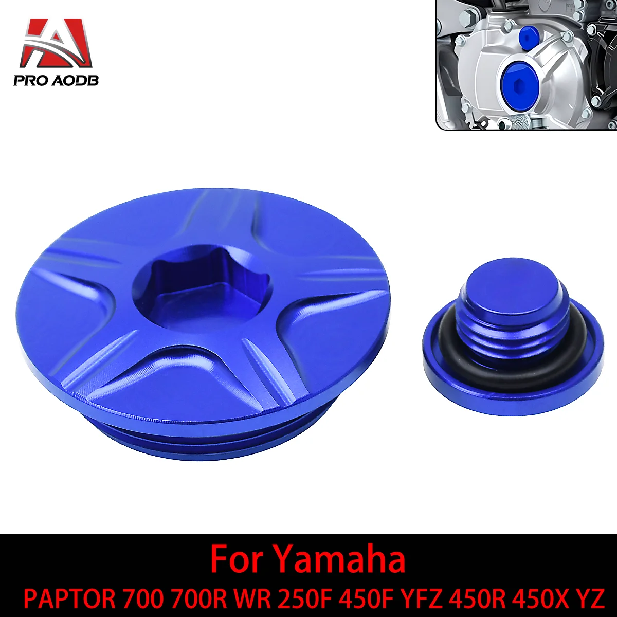 Motorcycle Engines Cap Plug For Yamaha RAPTOR 700 700R WR250F 450F YFZ450R 450X YZ250F 250FX 450F 450FX Engine Timing Plug Cover