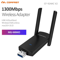 COMFAST USB3.0 Gigabit WiFi Adapter 2.4G&5G Dual Band Network Card Support WPA3 MU-MIMO Wireless Dongle  for Win 7/8/10/11