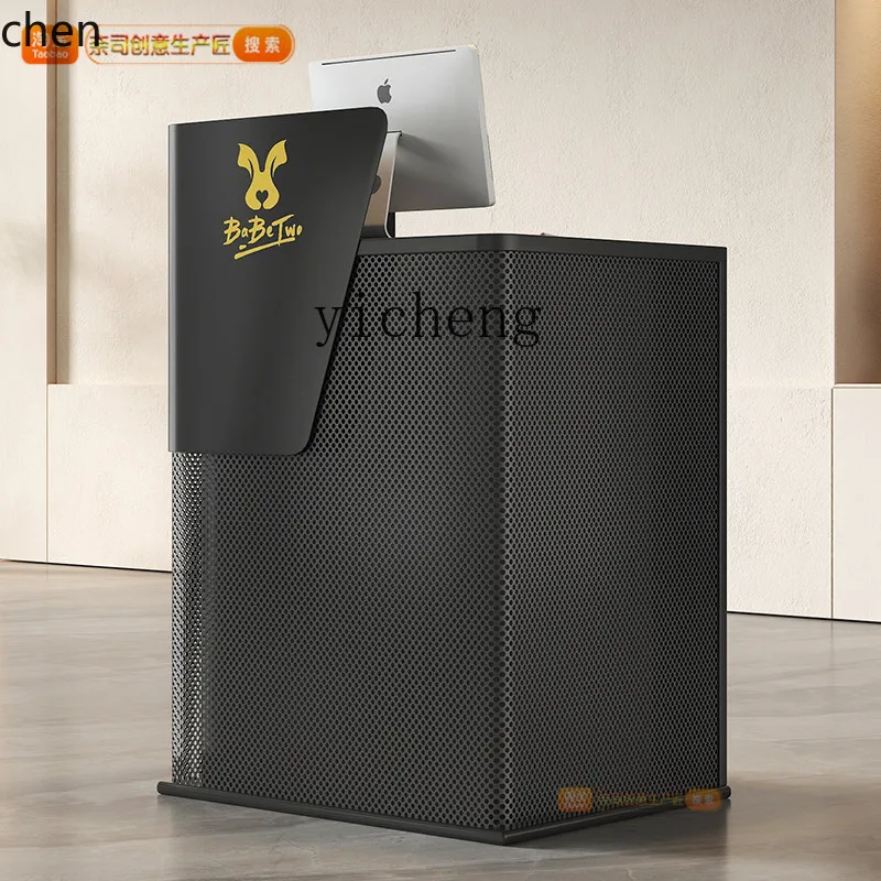 HXL small store front desk checkout page bar restaurant shopping guide welcome desk paint wear-resistant