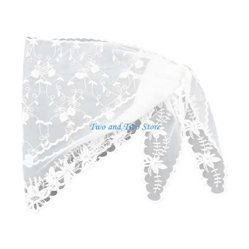 HX6F Modern Lace Waist Tie Soft Breathable Lace Waist Sash For Women Multifunctional