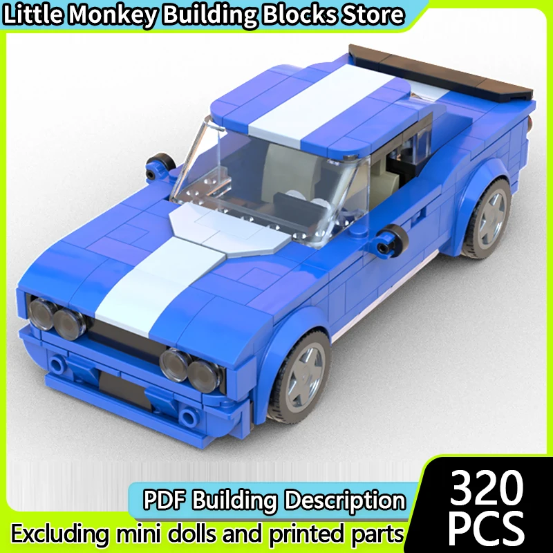 

Модель гоночного автомобиля Speed Racing Car MOC, конструктор из строительных блоков, модульная технология, гиперкар Challenger SRT8, детские праздничные подарки, набор для сборки игрушек