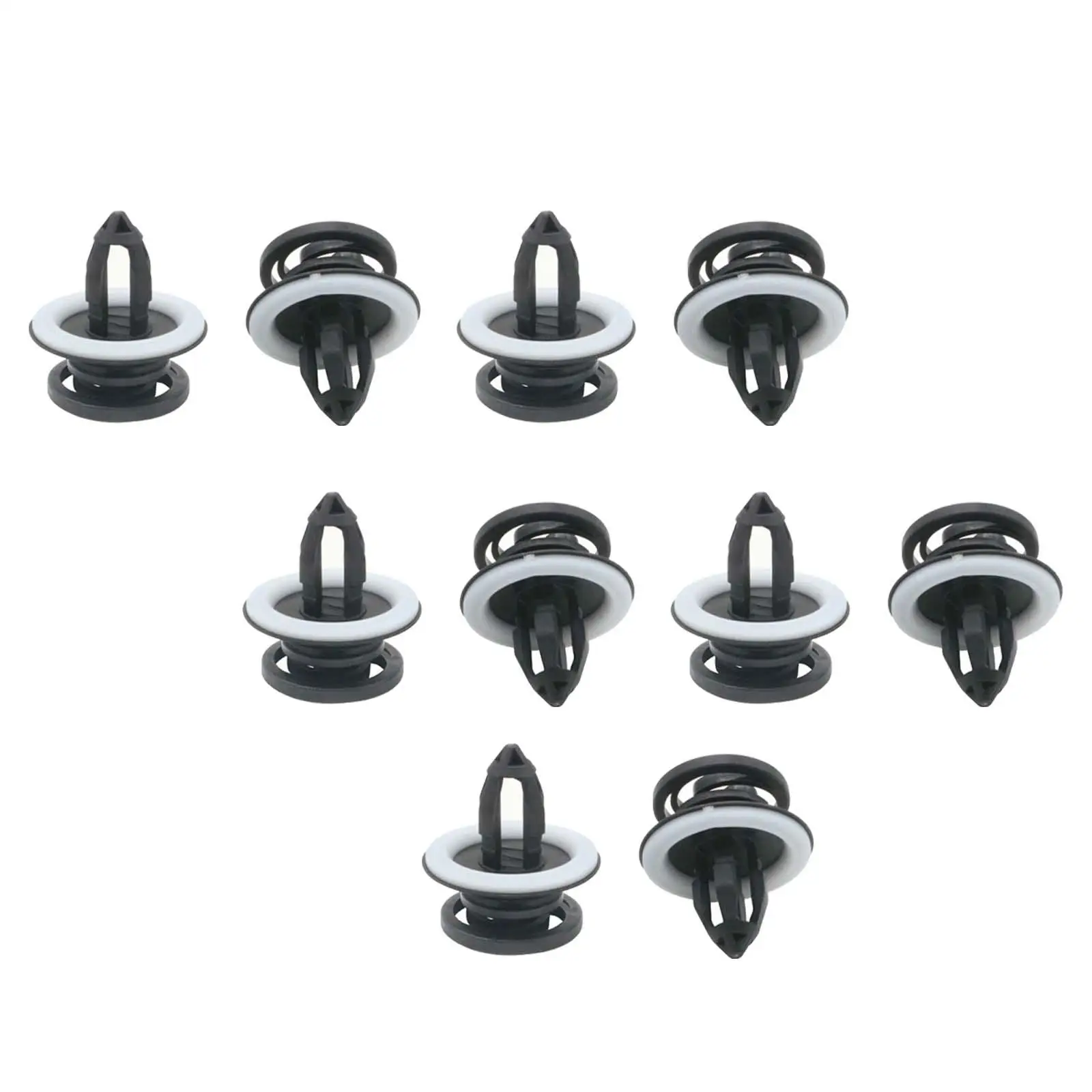 10 Pieces Interior Door Trim Panel Clips 8E0-868-243 Black Nylon for Audi A4 B6 B7 Accessory Easily Install Lightweight
